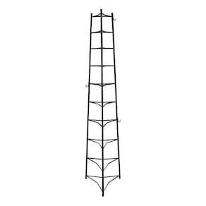 Tripé Porta Panelas Preto 10 Compartimentos 188cm