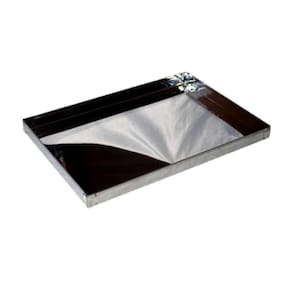Tabuleiro Assadeira Bandeja E Forma Aço Galvanizado 45X48Cm