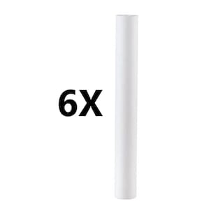 Kit 6 Refil Para Filtro De Agua Polipropileno 20 - Pp20 Bbi