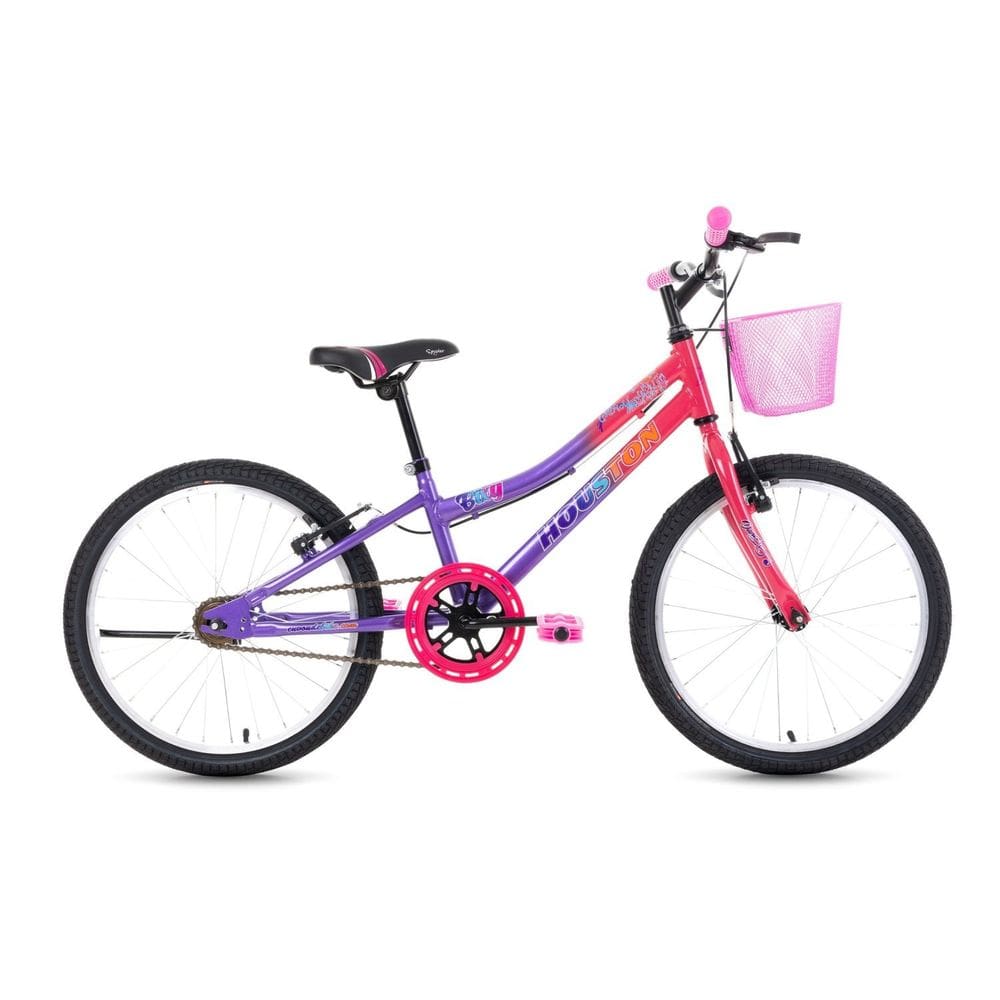 Bicicleta Bixy Aro-20 Rosa Perola/Roxo