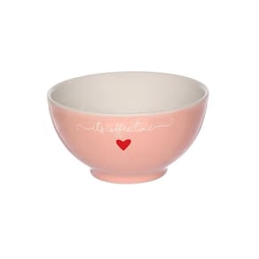 Bowl Em Porcelana L\`amour 440ml Haüskraft Rosa
