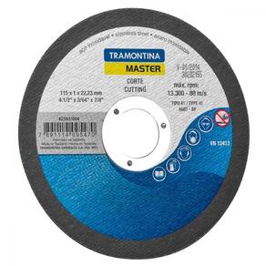 Disco De Corte Fino 4.1/2´´ Para Inox