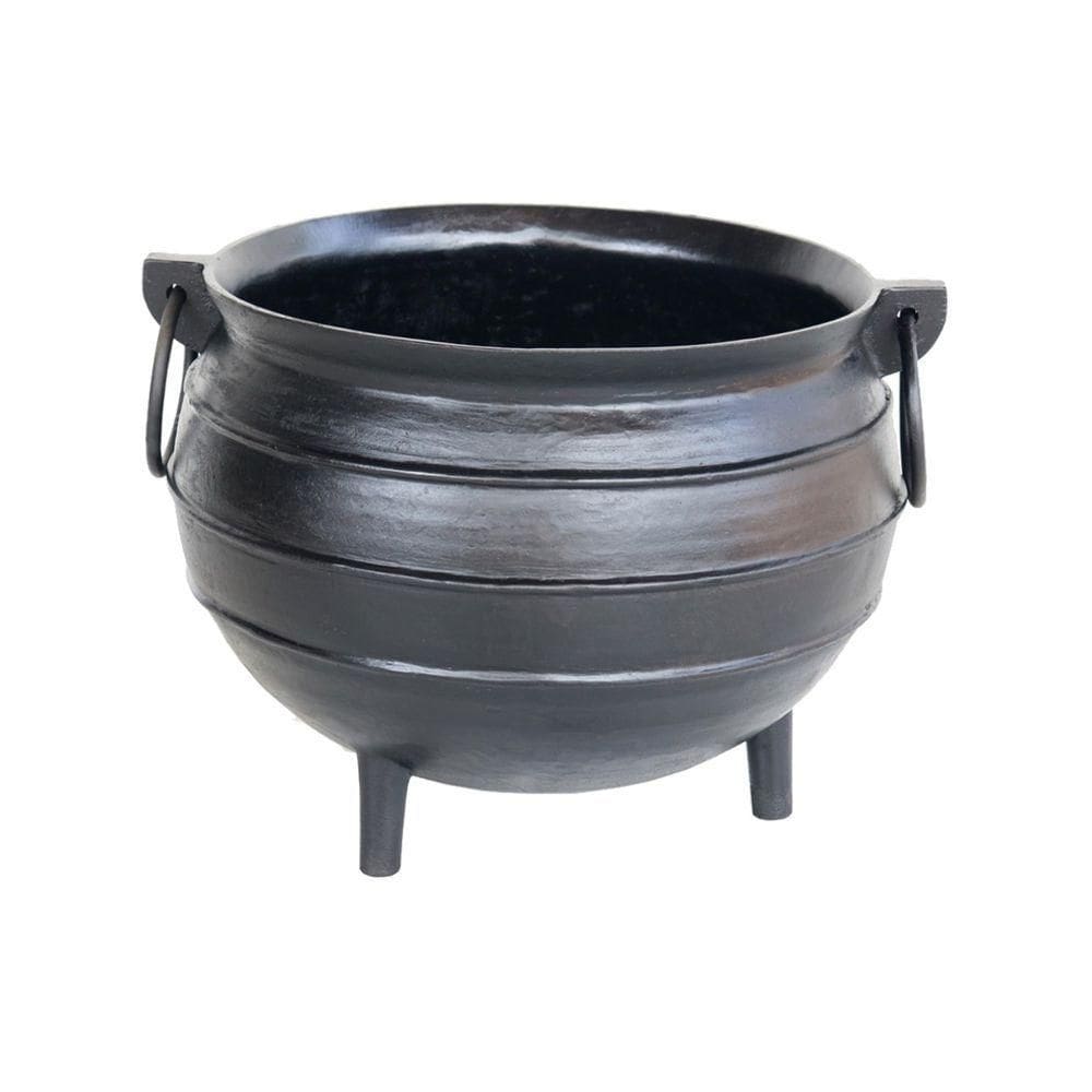 Panelão Caldeirão Bruxa Tripé Ferro Fundido Preto 55L 47Cm