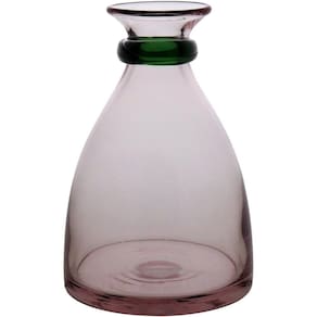 Blume Garrafa Decorativa 22X15X15Cm Vidro Rosa