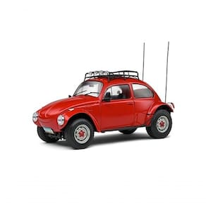 Motor City Classics Volkswagen Beetle Baja Vermelho 1976 1:18