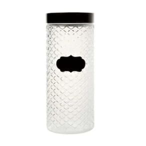 Kit 2 Pote Com Tampa Porta Mantimento Label Bon Gourmet M-g