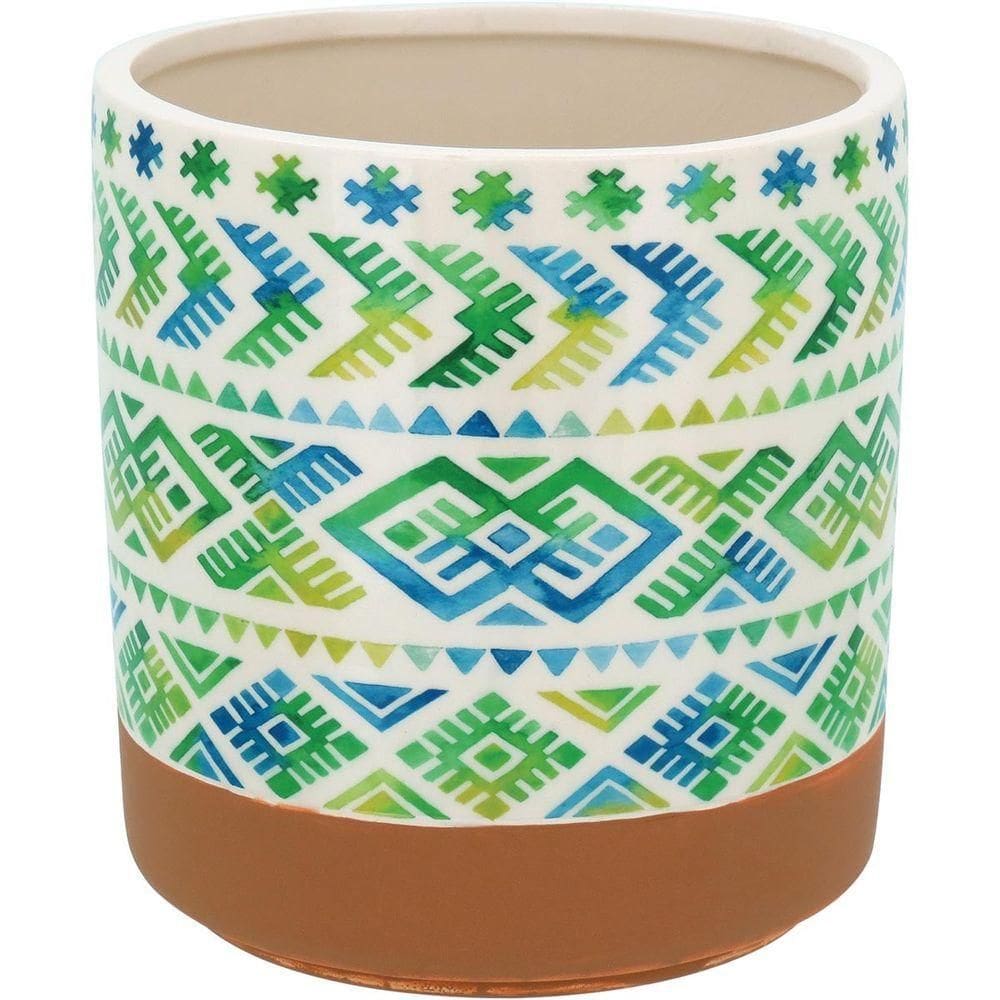 Guido Cachepô 17X16X16Cm Cerâmica Verde