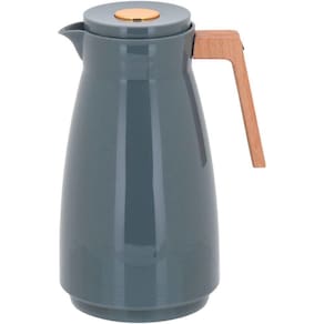 Maison Garrafa Térmica 26X13X13Cm 1L Plástico Cinza Ampola Vidro