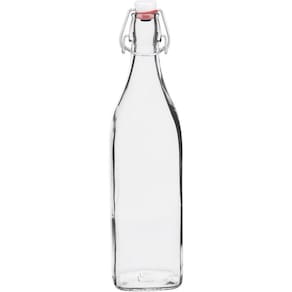 Bormioli Rocco Swing Garrafa 32X8X8Cm 1L Vidro Transp Com Tampa