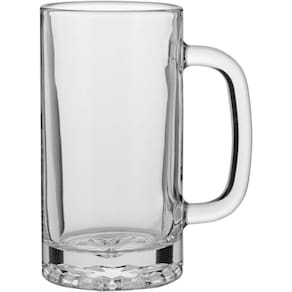 Caneca Cerveja 15X12X8Cm 460Ml Vidro Transp