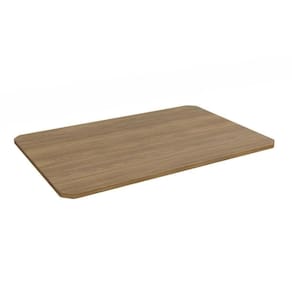 Tampo Mesa Sala De Jantar Madeirado Ta46 136x90cm Nogueira - Kappesberg
