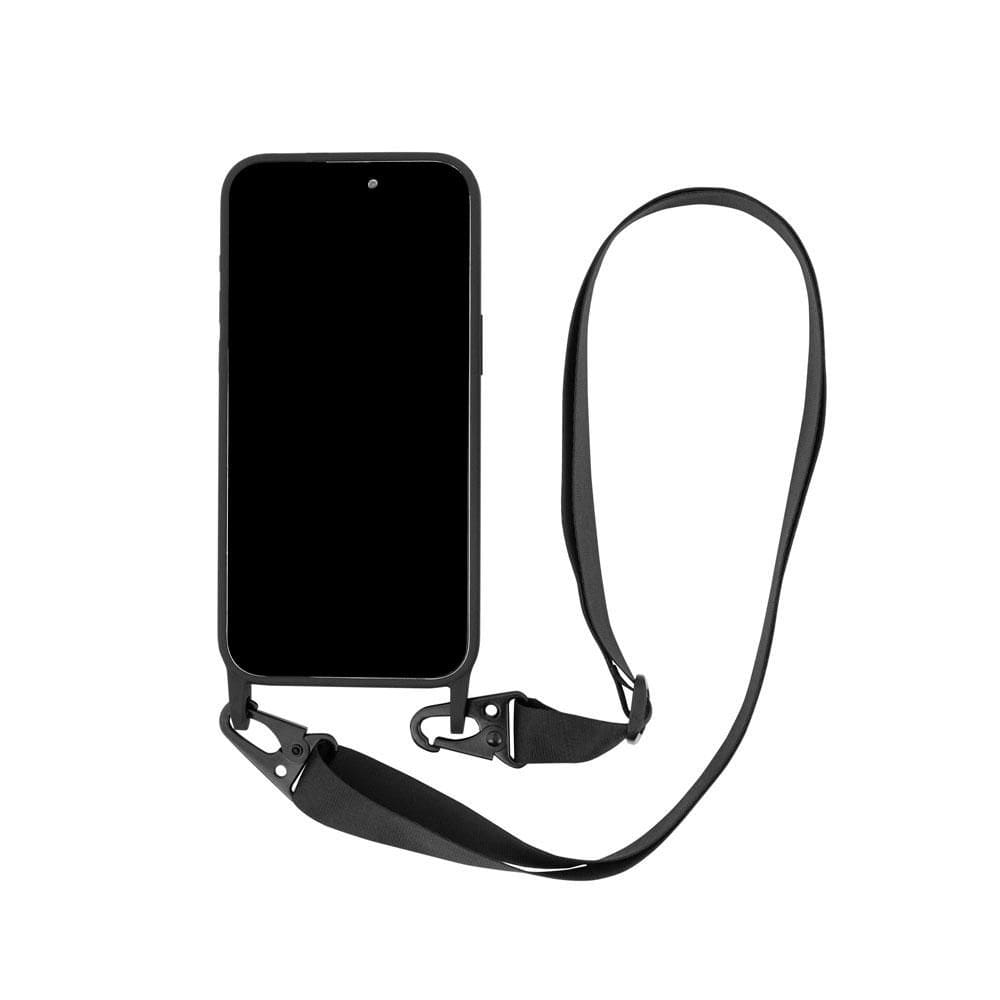 Capa iPhone 15 Pro com Alça, Strap Beagá, Originais iPlace, Preto