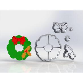Cortador Natal Guirlanda Modular Tamanho 10cm