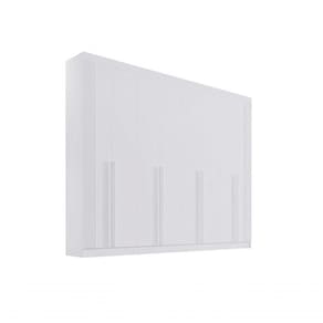 Guarda Roupas Casal Daymond 8pts Ripado 100% Mdf Ddoro Móveis - D\`doro Branco
