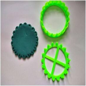 Cortador Tampa Redonda Cupcakes Marcação Mod 2 7 Cm