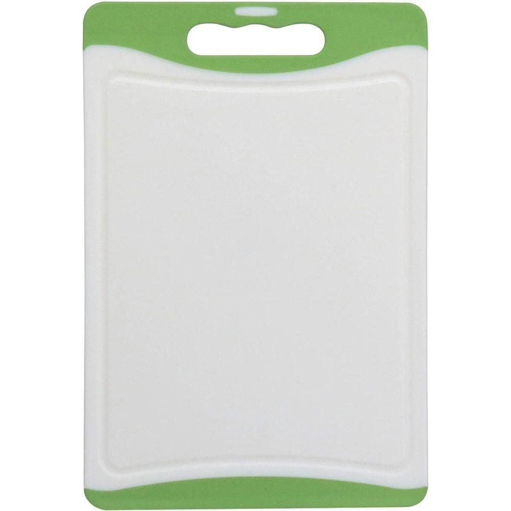 Tábua Culinária 1X36X25Cm Plástico Verde Antiderrapante