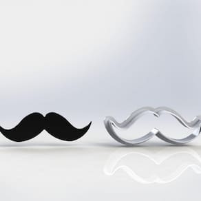 Cortador Bigode Mod 2 (Barbearia) Tamanho 7cm