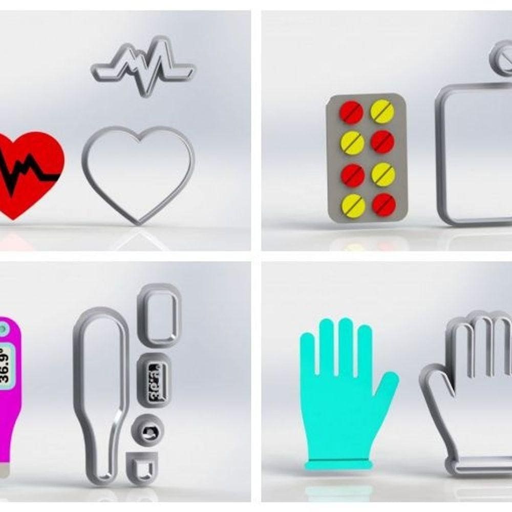 Cortador Kit Enfermagem Mod 2 Tamanho 5cm