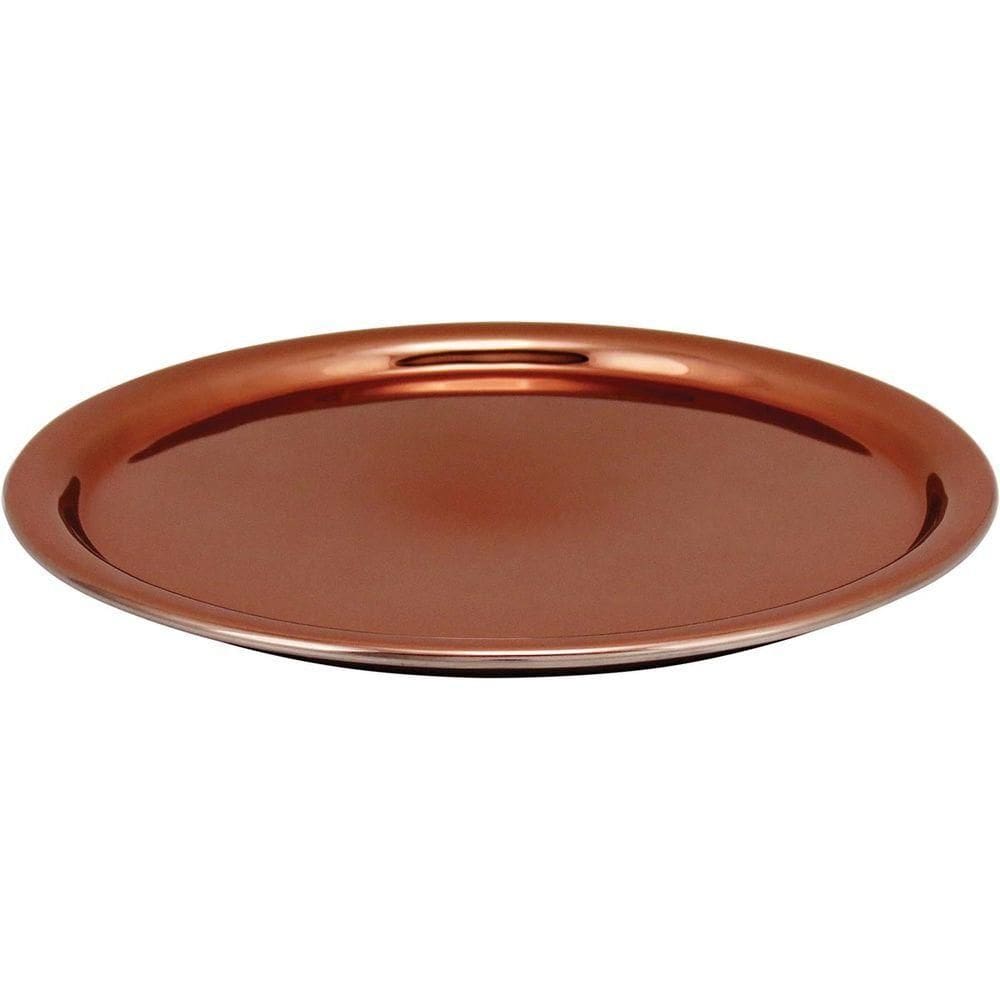 Melzi Bandeja 2X26X26Cm Vidro Cobre