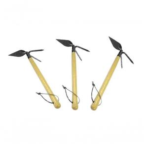 3 Pcs. Sachos Duplos Coração/Rastelo Corneta Cabo 40Cm
