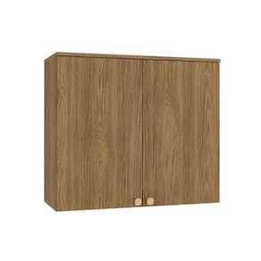 Armário Aéreo P/ Cozinha Botanic M632 C/ 2 Portas 80cm Nogueira - Kappesberg