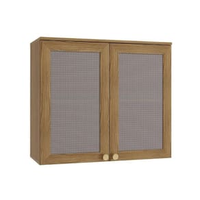 Armário Aéreo P- Cozinha Botanic M633 2 Portas C- Tela 80cm Nogueira - Kappesberg