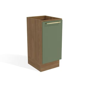 Balcão De Cozinha Botanic M621 C/ 1 Porta 40cm Nogueira/verde Oliva - Kappesberg