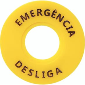 Identificador Para Botão De Emergência Tramontina Trp2-by9330 60 Mm Com Impressão Tramontina