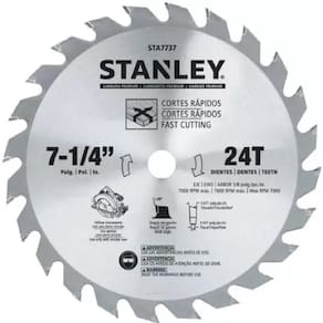 Disco De Serra Circular 7-1/4\`\` C/ 24 Dentes - Stanley