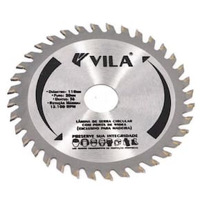 Disco De Serra Circular Widea 110x20mm C/ 36 Dentes - Vila