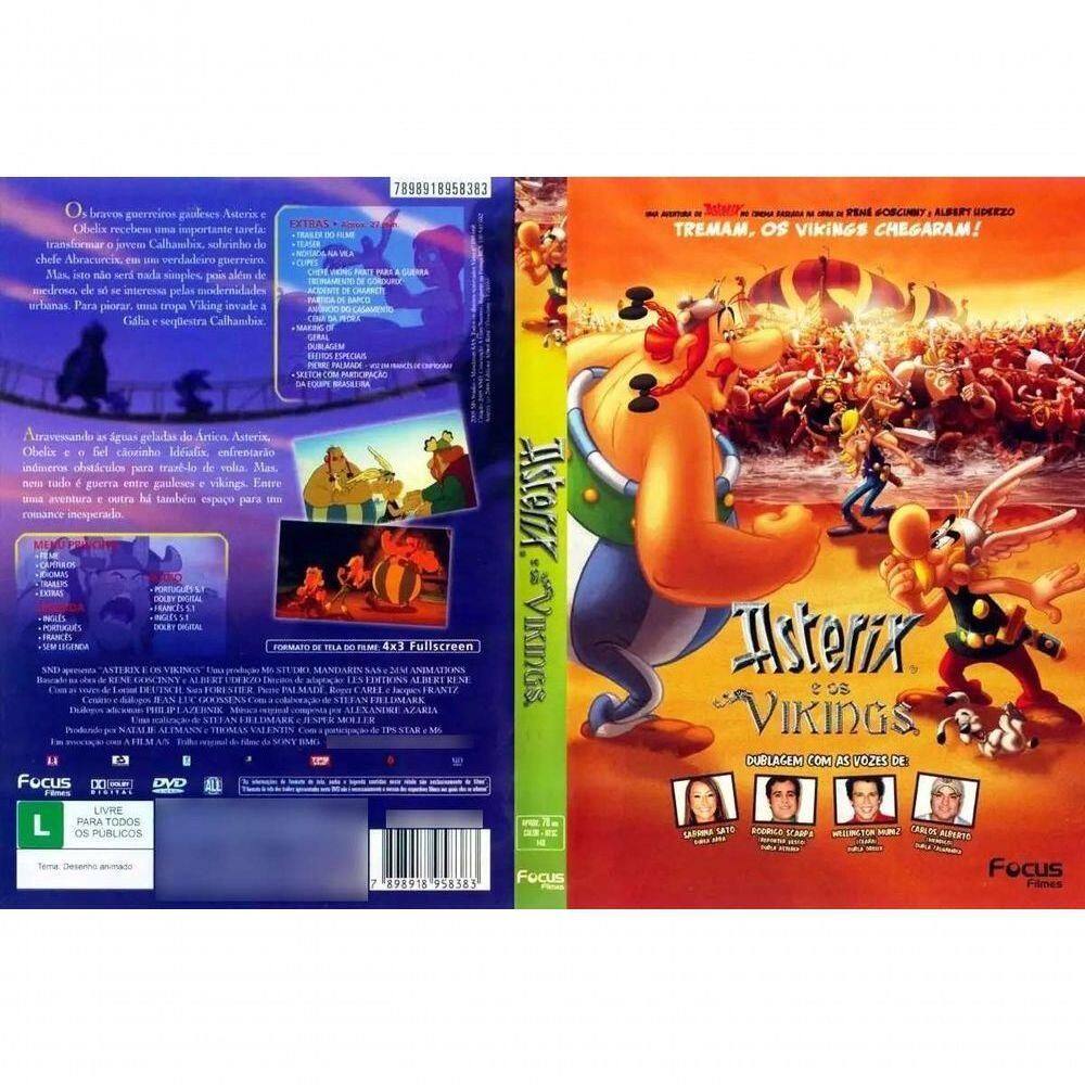 Dvd Asterix E Os Vikings Tremam Os | Casas Bahia