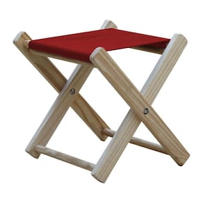 Banquinho De Madeira Banqueta Dobrável Pescador-vermelho