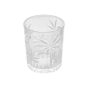 Copo De Cristal Baixo Palm Tree Coqueiro Transparente 340ml Wolff