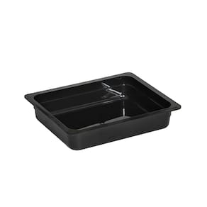 Cuba Gn 1-2 Cozinha 65mm Preta Em Polipropileno Linha Tropical Vem