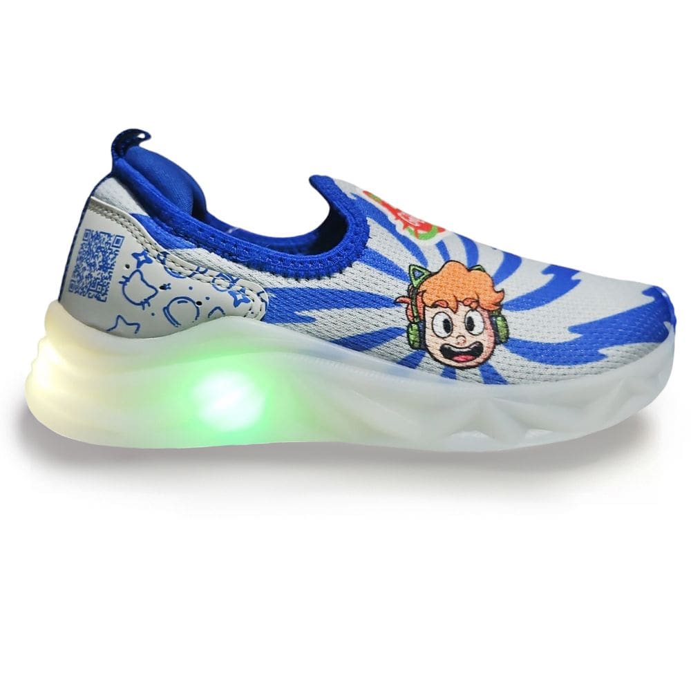 Tênis Infantil Led Light Fun Luzes Gato Galáctico by Kidy