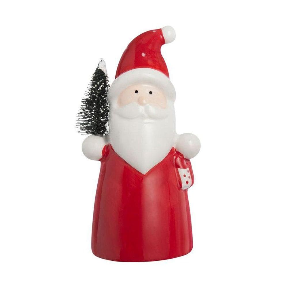 Adorno Santa Holiday Snowy 14 Cm Home Style
