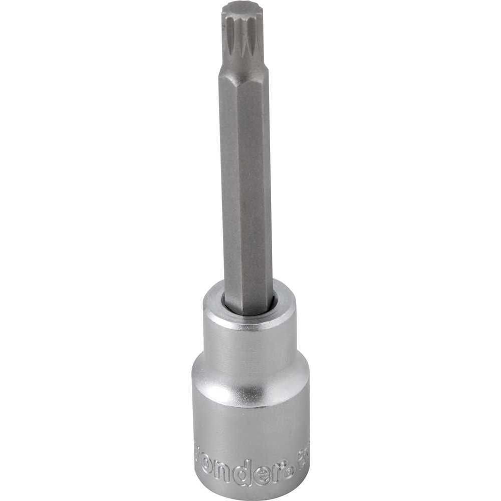 Soquete Multidentado Encaixe 1-2`` 8mm Longo Crv Vonder