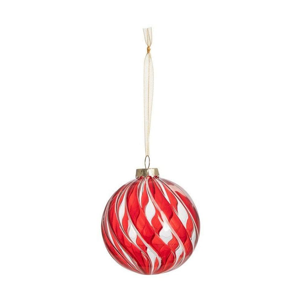 Bola Holiday Stripes 8 Cm Home Style