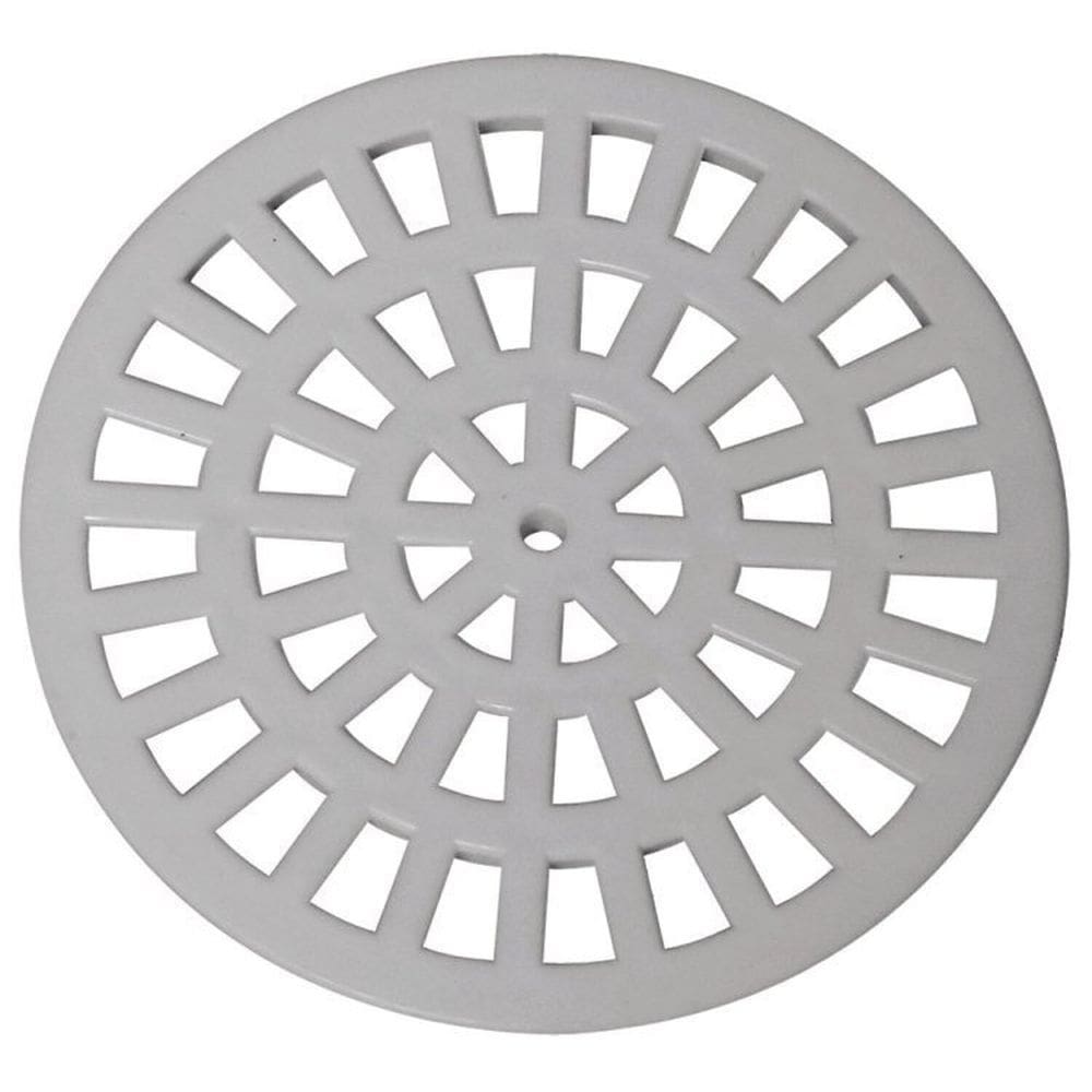 Kit com 5 Grelha Redonda com Diâmetro de 15cm em PP Astra Branco