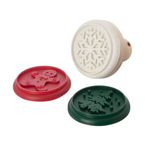 Jg Carimbo Natal Tree Color 3Pcs Saz Home Style