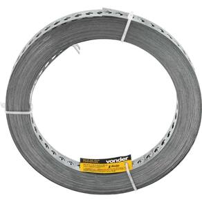 Fita De Aço Perfurada 19x0,4mm Com 30 Metros Vonder