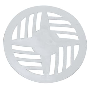 Kit com 5 Grelha Redonda com Diâmetro de 15cm em PP Modelo II Astra Branco