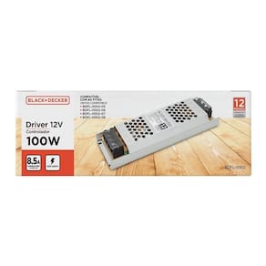 Fonte Driver Fita De Led 100-240v 8.5a 100w Black+decker
