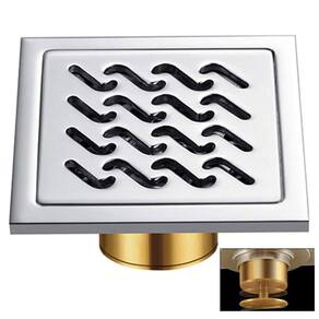 Ralo Inox 10x10 Banheiro Lavabo Anti Odor Anti Inseto Anti Corrosao Casa Cozinha Lavandeira Resistente Seguro Higienico