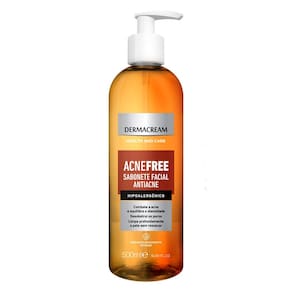 Sabonete Facial Dermacream Acnefree 500ml