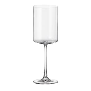 Jogo De Taças Para Vinho Branco Em Cristal Kubitto Com 6 Peças 380ml Bohemia