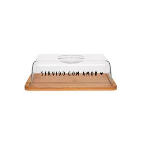 Porta Frios Em Bambu Ecokitchen 24x18,5cm Mimo Style - Exclusivo