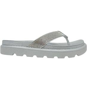 Tamanco Dedo Feminino Casual Dia a Dia Flatform com Strass e Brilho Vizzano 6459.327