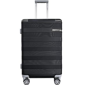 Mala de Viagem Grande Porte Rodas 360º ABS Cadeado TSA Zíper Expansivo Texturizada Cruzeiro 8000-M28