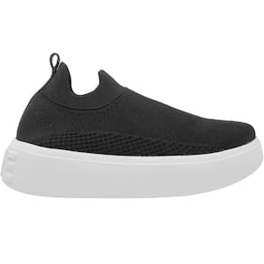 Tênis Feminino Slip On Casual Dia a Dia Passeio Trabalho Flatform Ultra Conforto Petite Jolie Pj6420